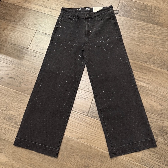 a.n.a Embellished Womens High‎ Rise Wide Leg Jean - Picture 2 of 14